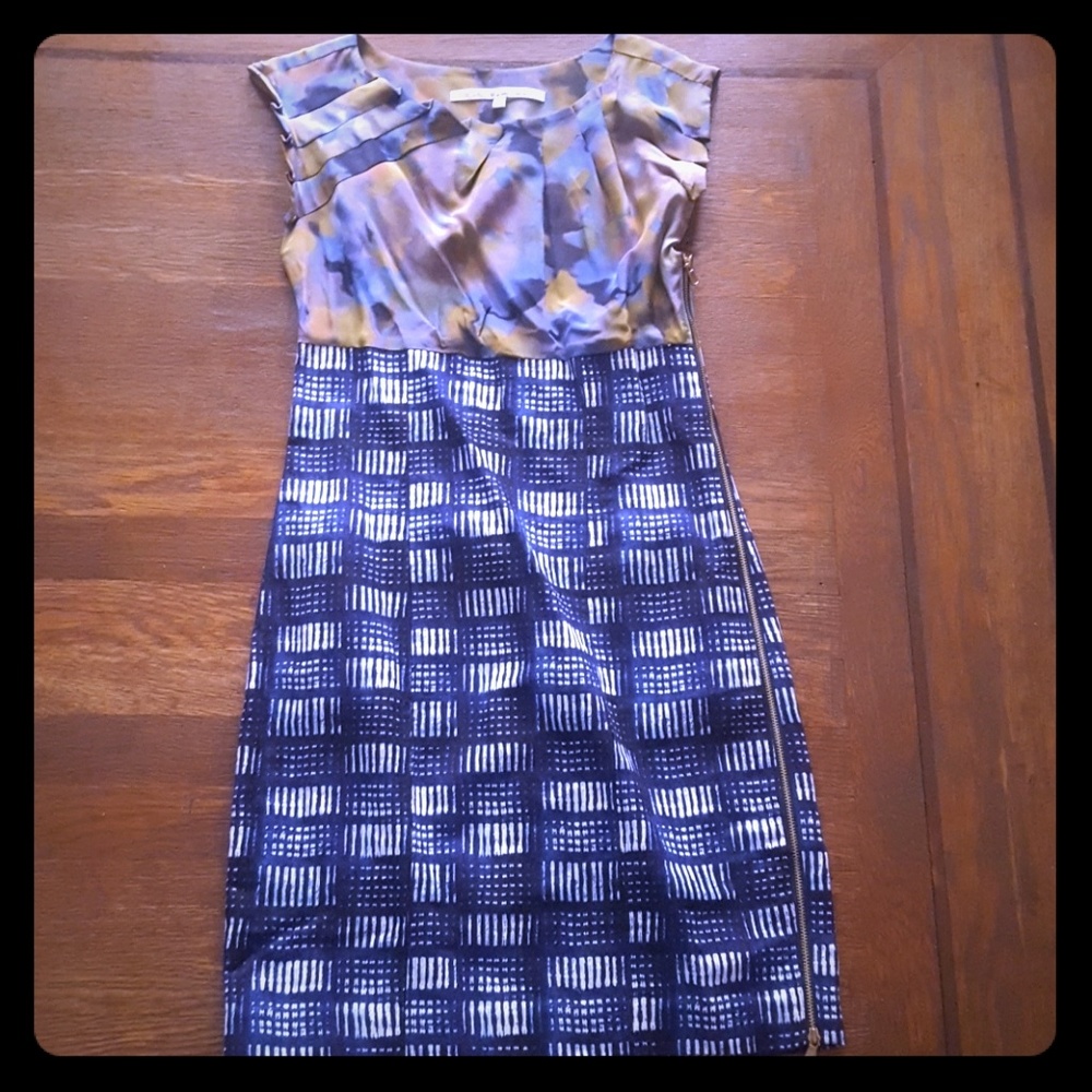 Printed shift dress